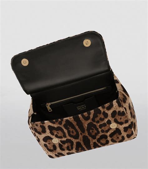 sac dolce gabbana leopard|dolce and gabbana makeup bag.